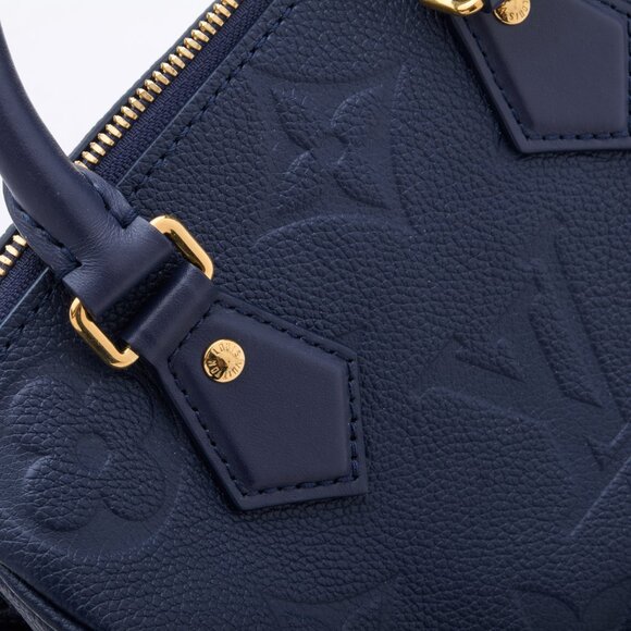 Louis Vuitton Speedy Blue Bandoulière Monogram Empreinte - Picture 9 of 15